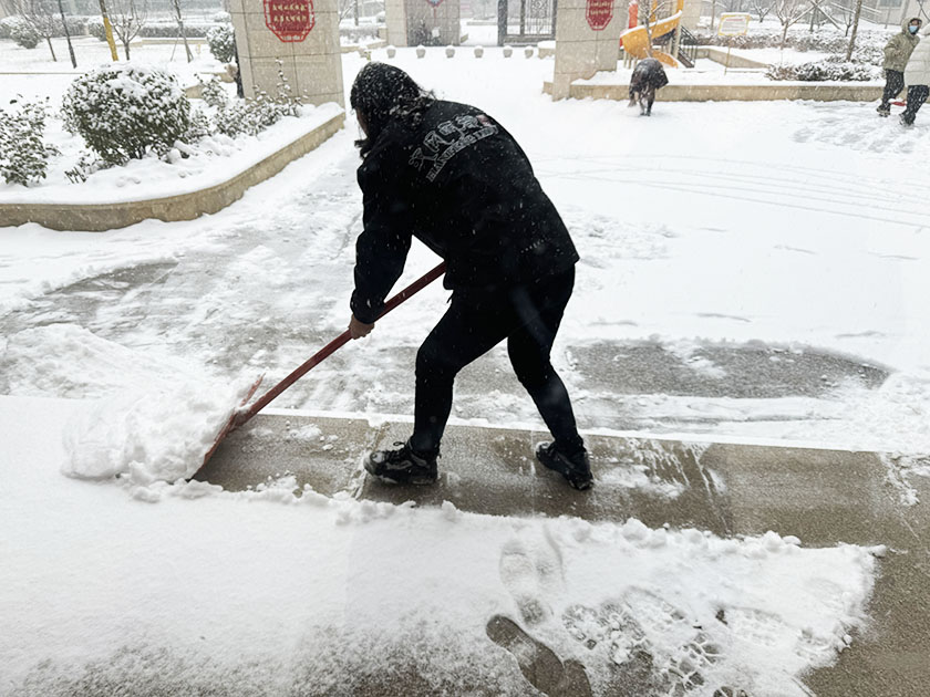 什麽大(big)雪寒潮、什麽寒風雪路冰坨，見到(arrive)高新软件园人(people)也得“躲”着